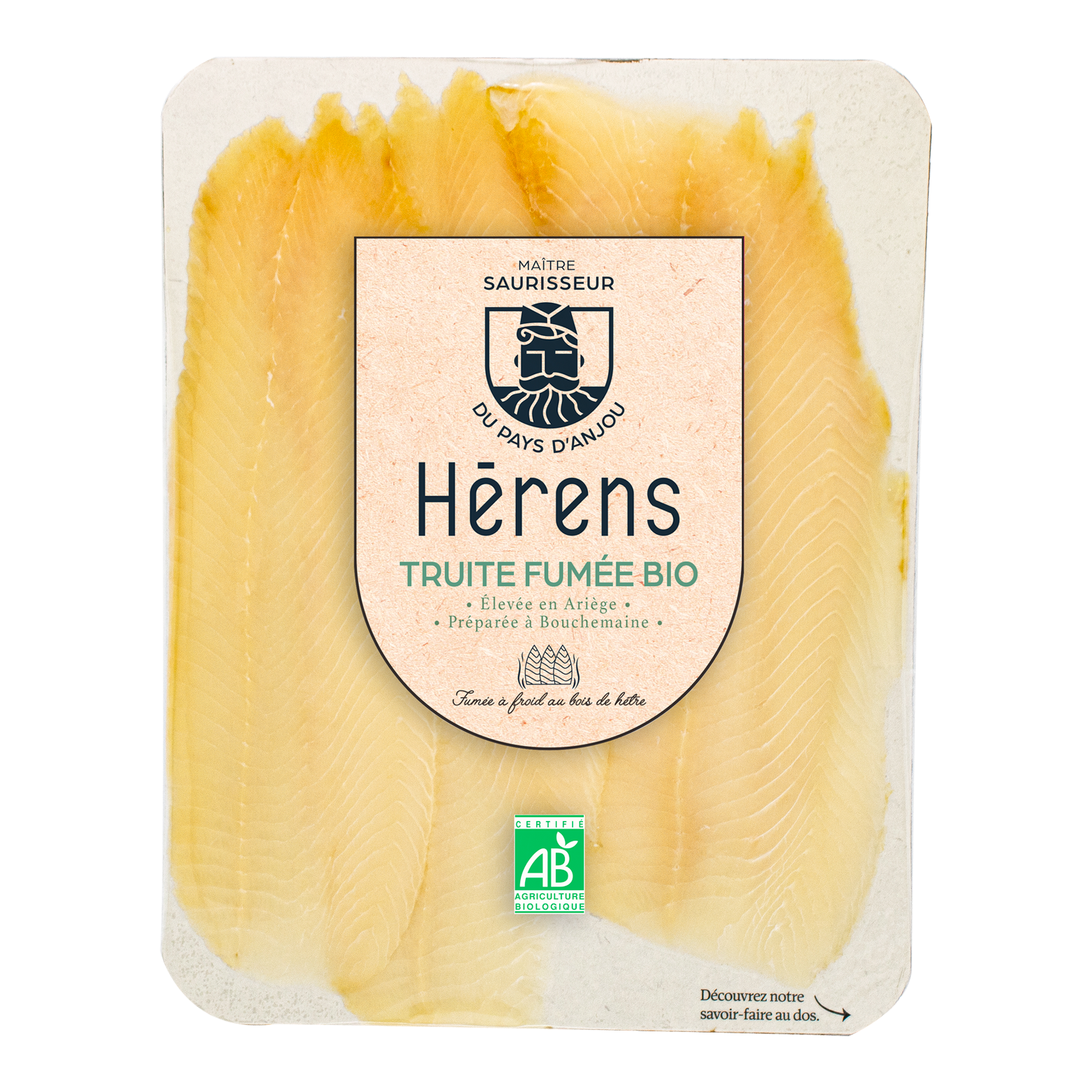 truite fumée en tranches